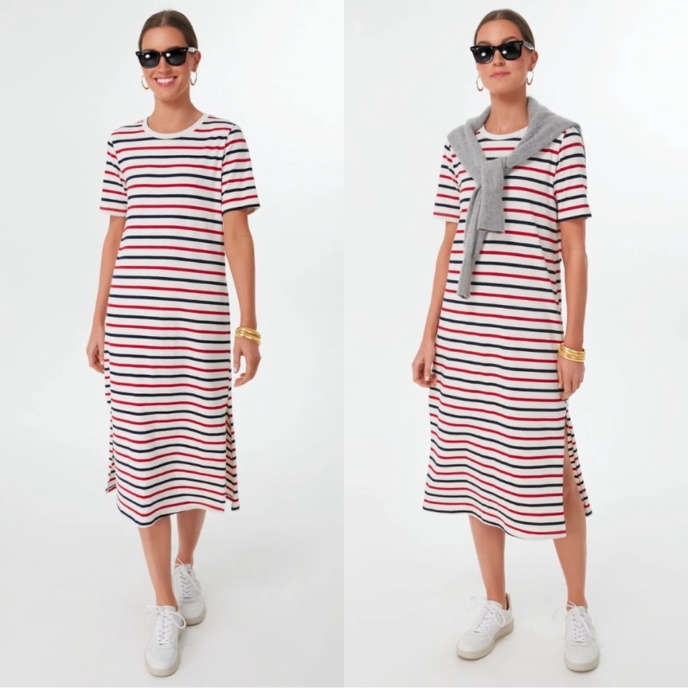 Tuckernuck Pomander Place Americana Stripe Gio Maxi Dress